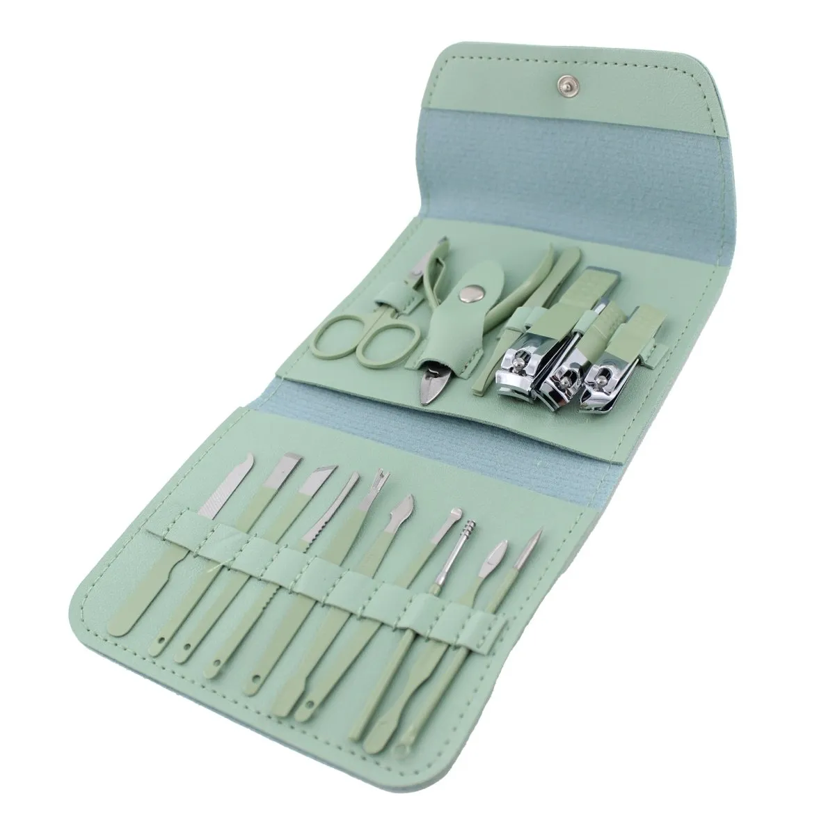 16-Piece Carbon Steel Manicure Kit, Nail Clippers Set