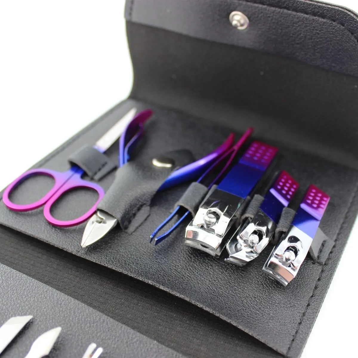 16-Piece Carbon Steel Manicure Kit, Nail Clippers Set