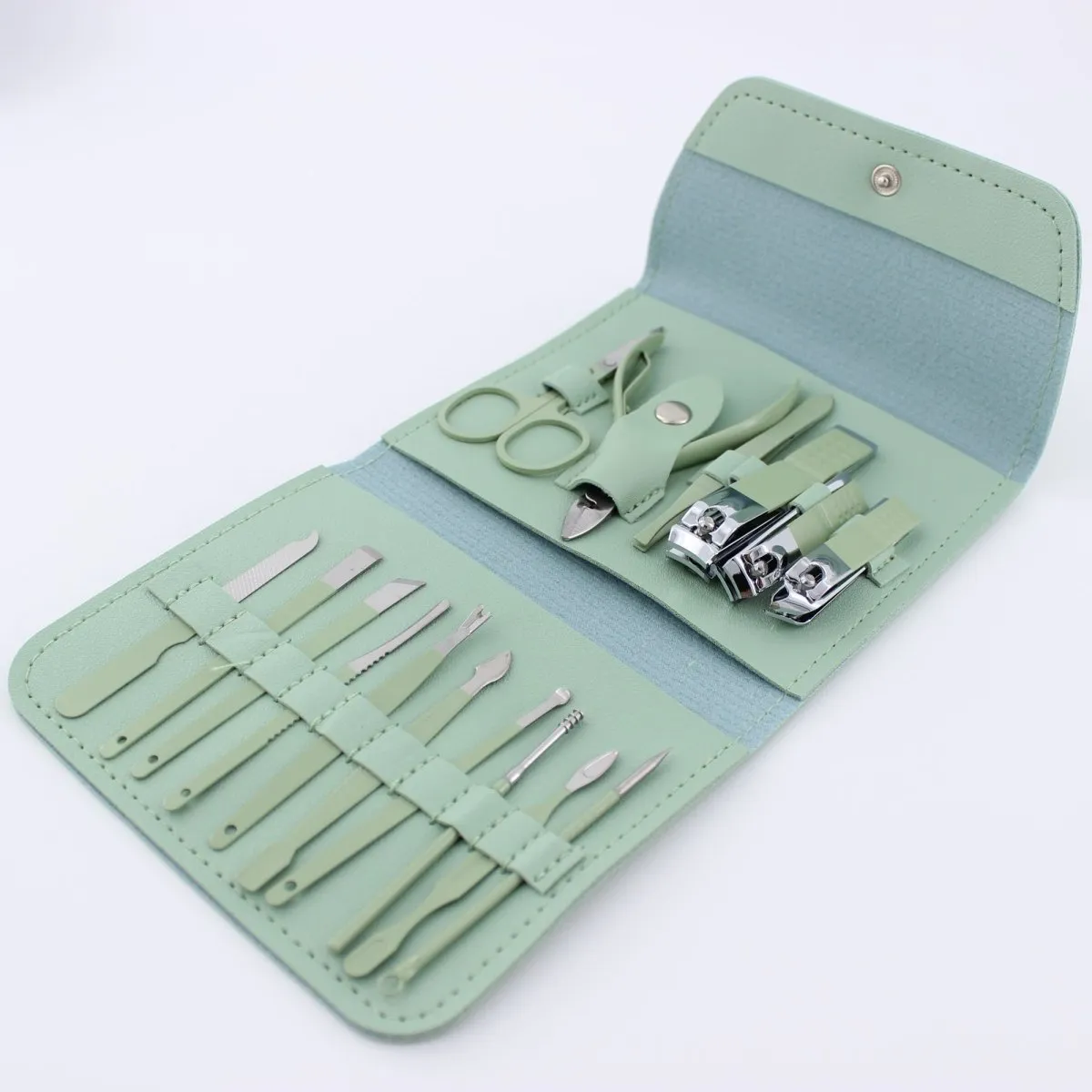 16-Piece Carbon Steel Manicure Kit, Nail Clippers Set