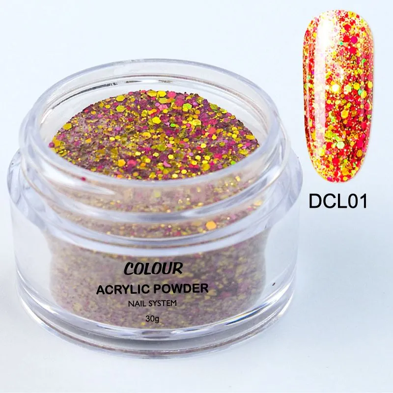 Acrylic Nail Powders ~ Galaxy Colours