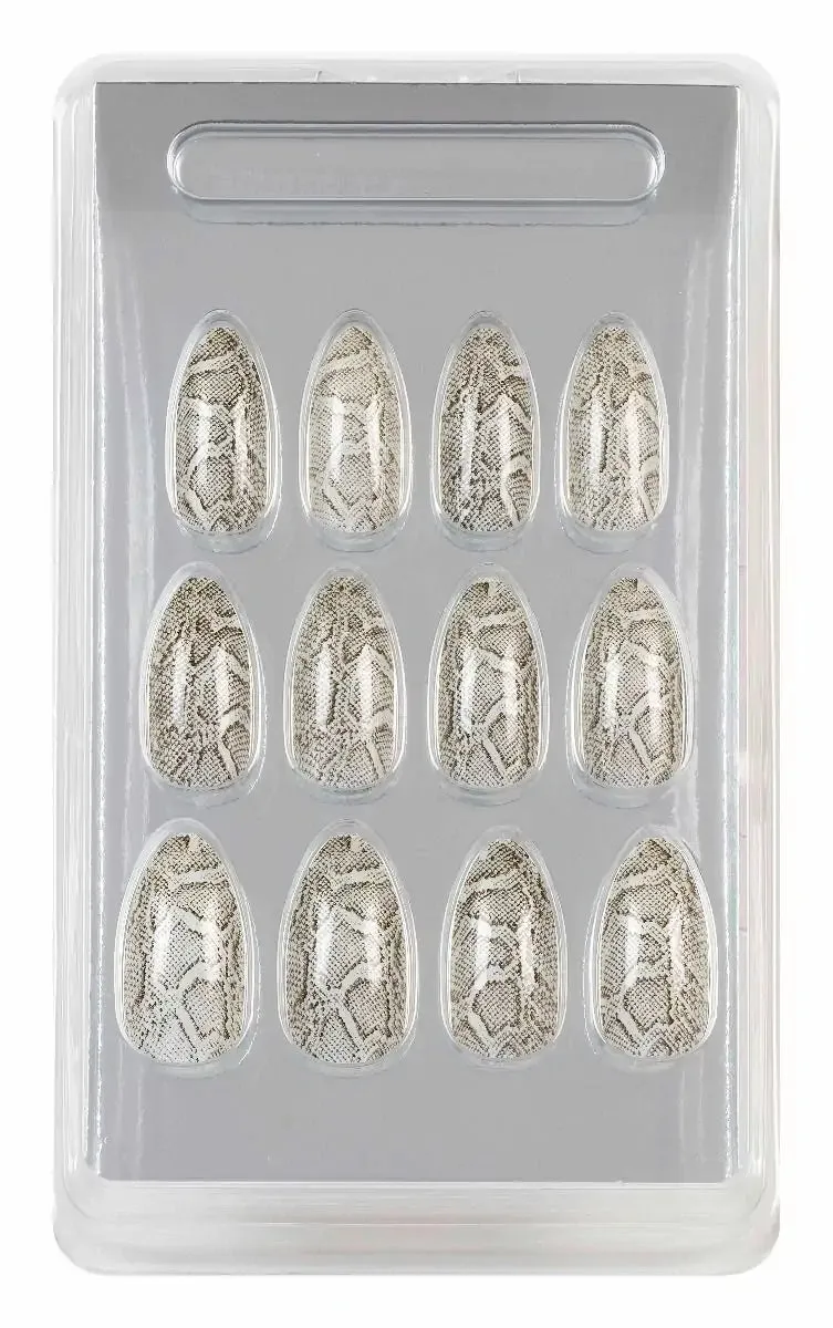 Ardell Nail Addict Premium Nails Grey Python