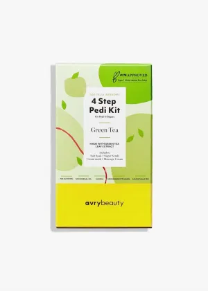 Avry Beauty  4 Step Pedi Kit - Green Tea