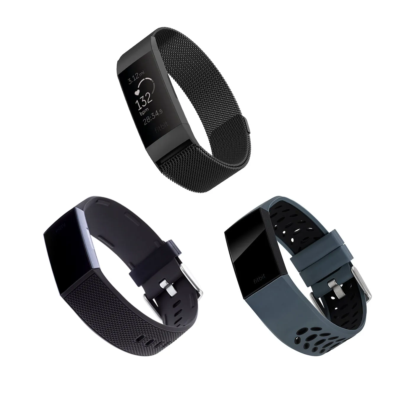 Bands for Fitbit Charge, 3-Pack