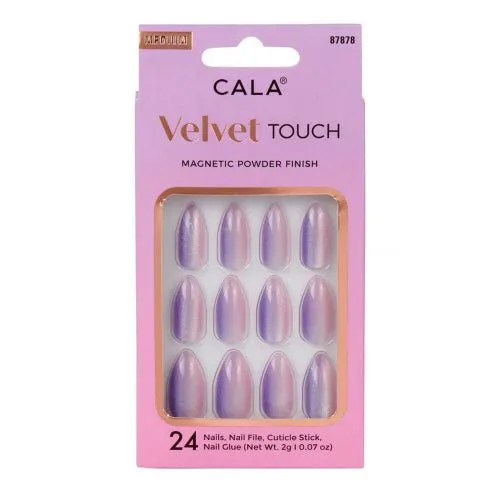 Cala Velvet Touch Magnetic Powder Finish Nails 24 Nails