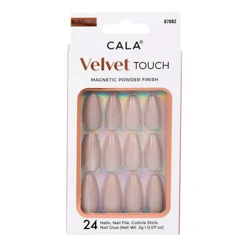 Cala Velvet Touch Magnetic Powder Finish Nails 24 Nails