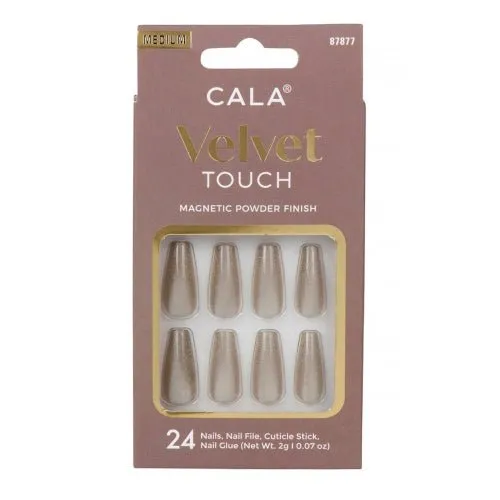 Cala Velvet Touch Magnetic Powder Finish Nails 24 Nails