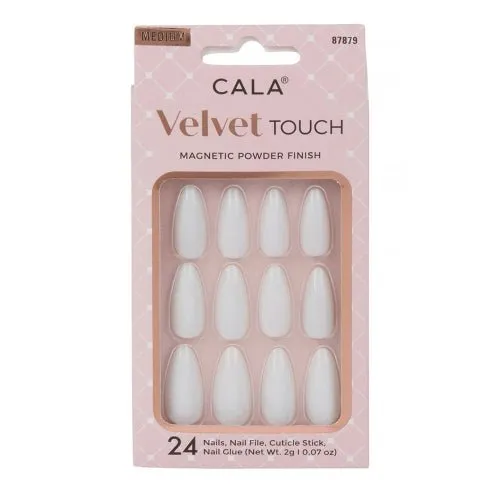 Cala Velvet Touch Magnetic Powder Finish Nails 24 Nails