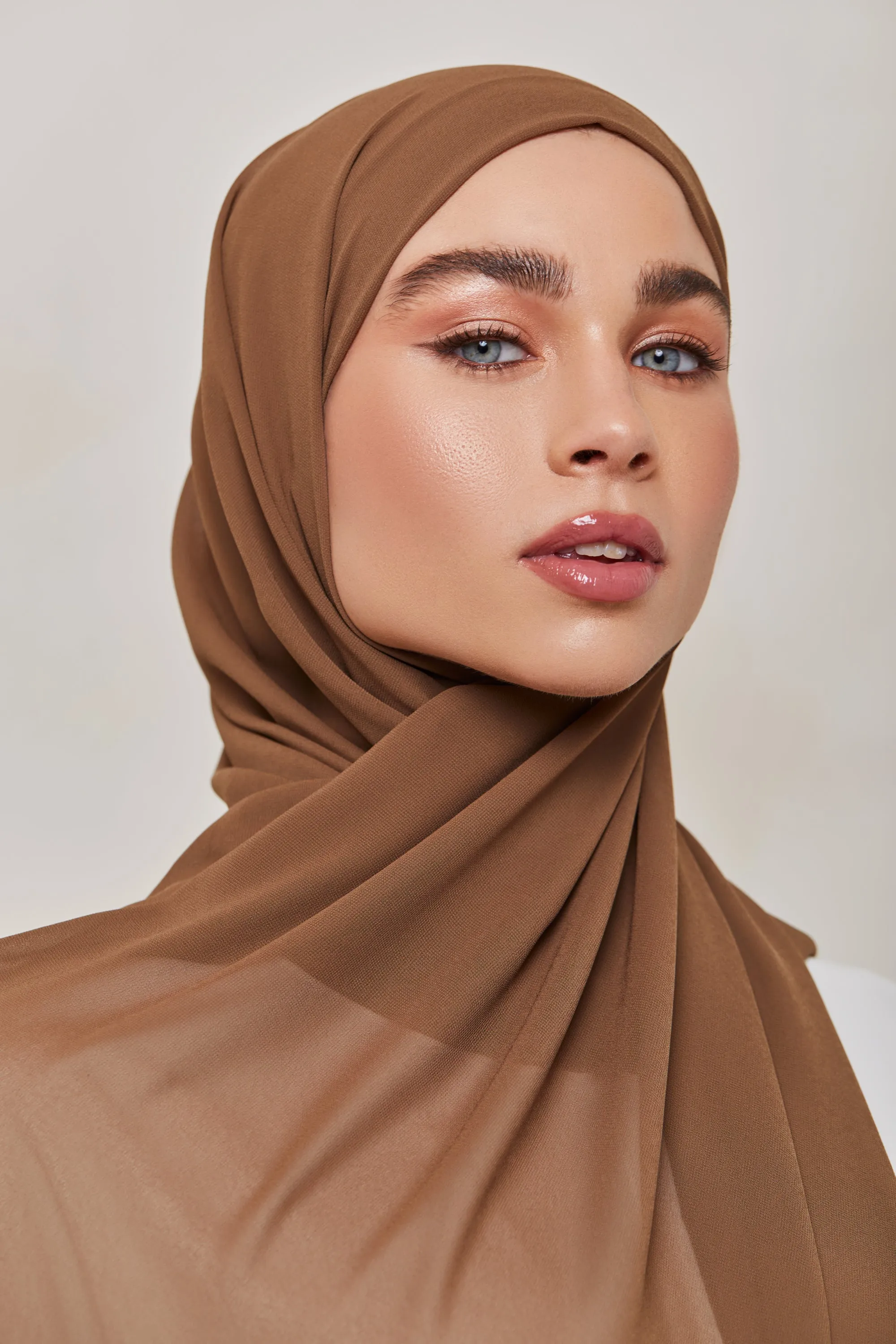 Chiffon LITE Hijab - Bark