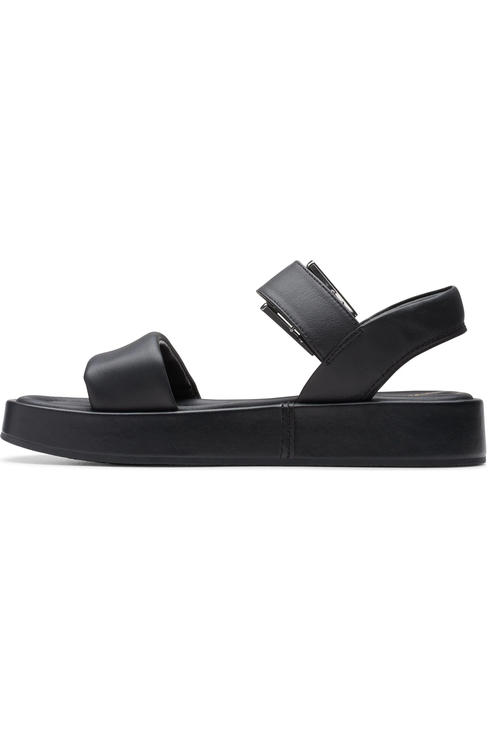 Clarks Alda Strap in Black Leather