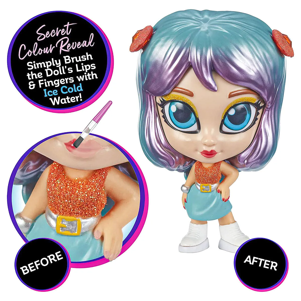 CraZart Shimmer 'n Sparkle InstaGlam Series 3 Wicked Nails Luna Doll