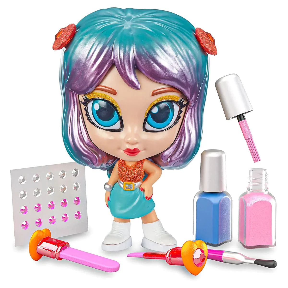 CraZart Shimmer 'n Sparkle InstaGlam Series 3 Wicked Nails Luna Doll