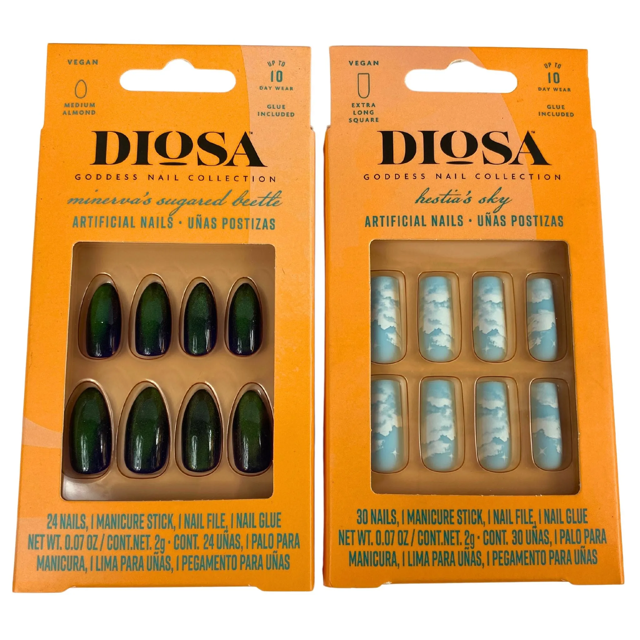 Diosa Mix Includes Lashes & Artificial Nails (45 Pcs Lot)