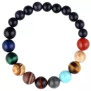 Eight Planets Natural Stone Bracelet