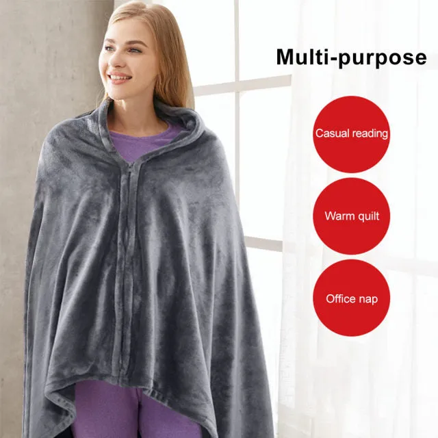 Electric Heated Wearable Blanket