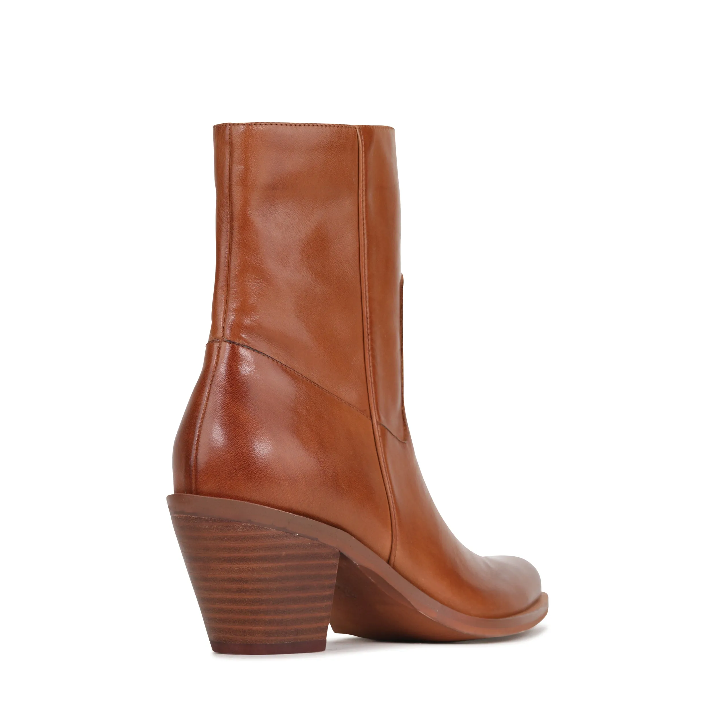 ELLEN LEATHER ARCHIVE ANKLE BOOT