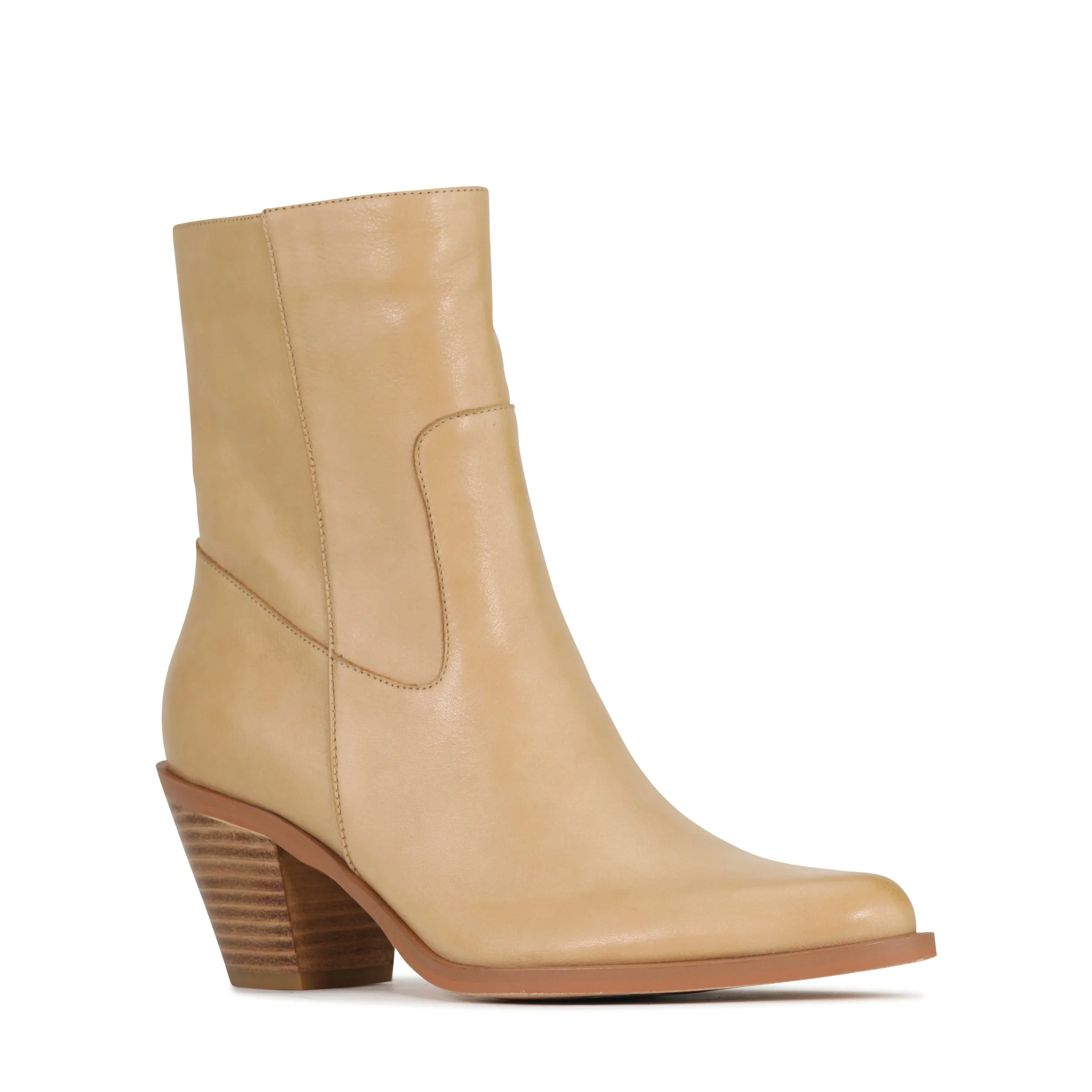 ELLEN LEATHER ARCHIVE ANKLE BOOT