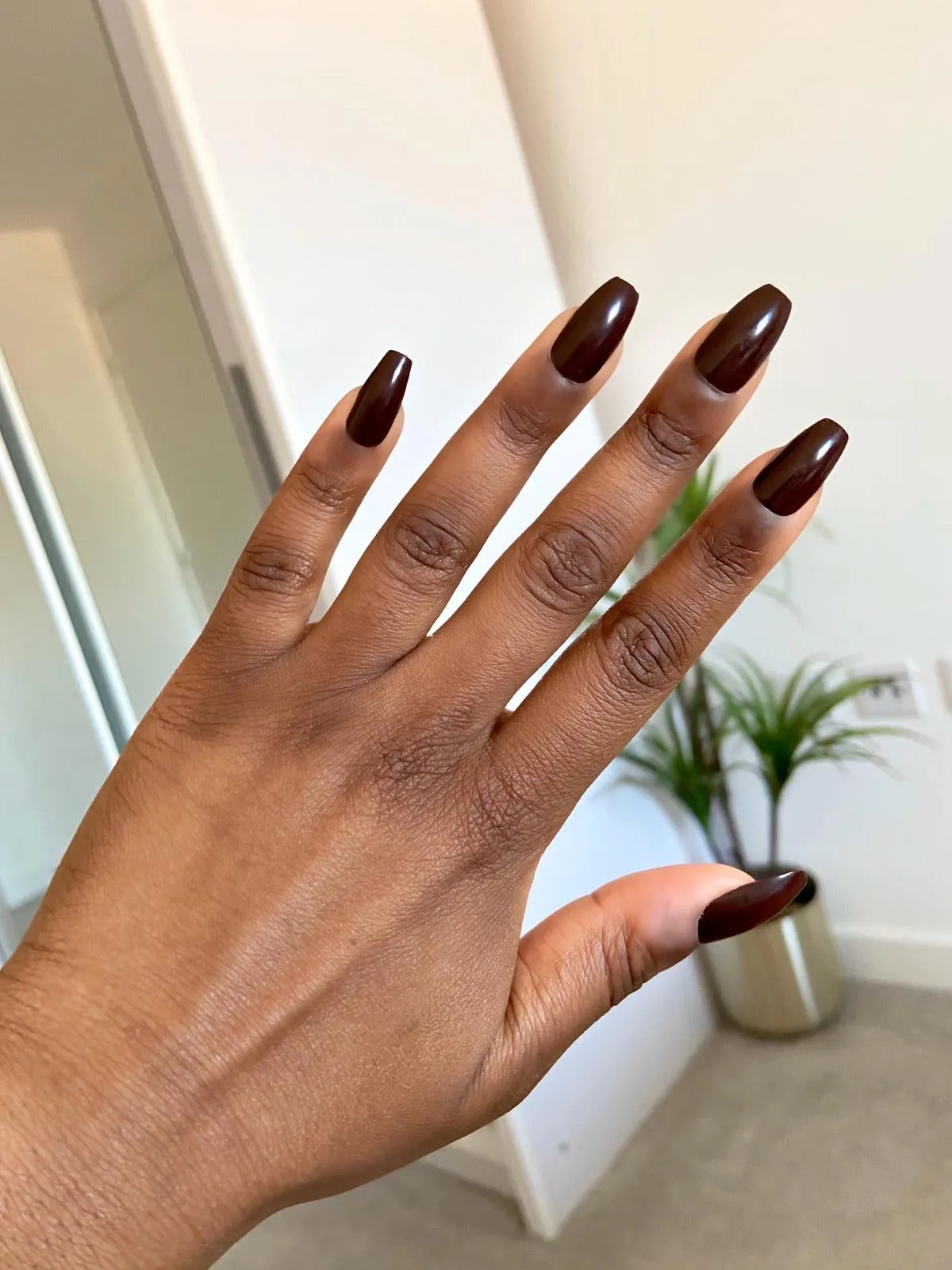 Hi, I'm: Bourbon Press-on Nails