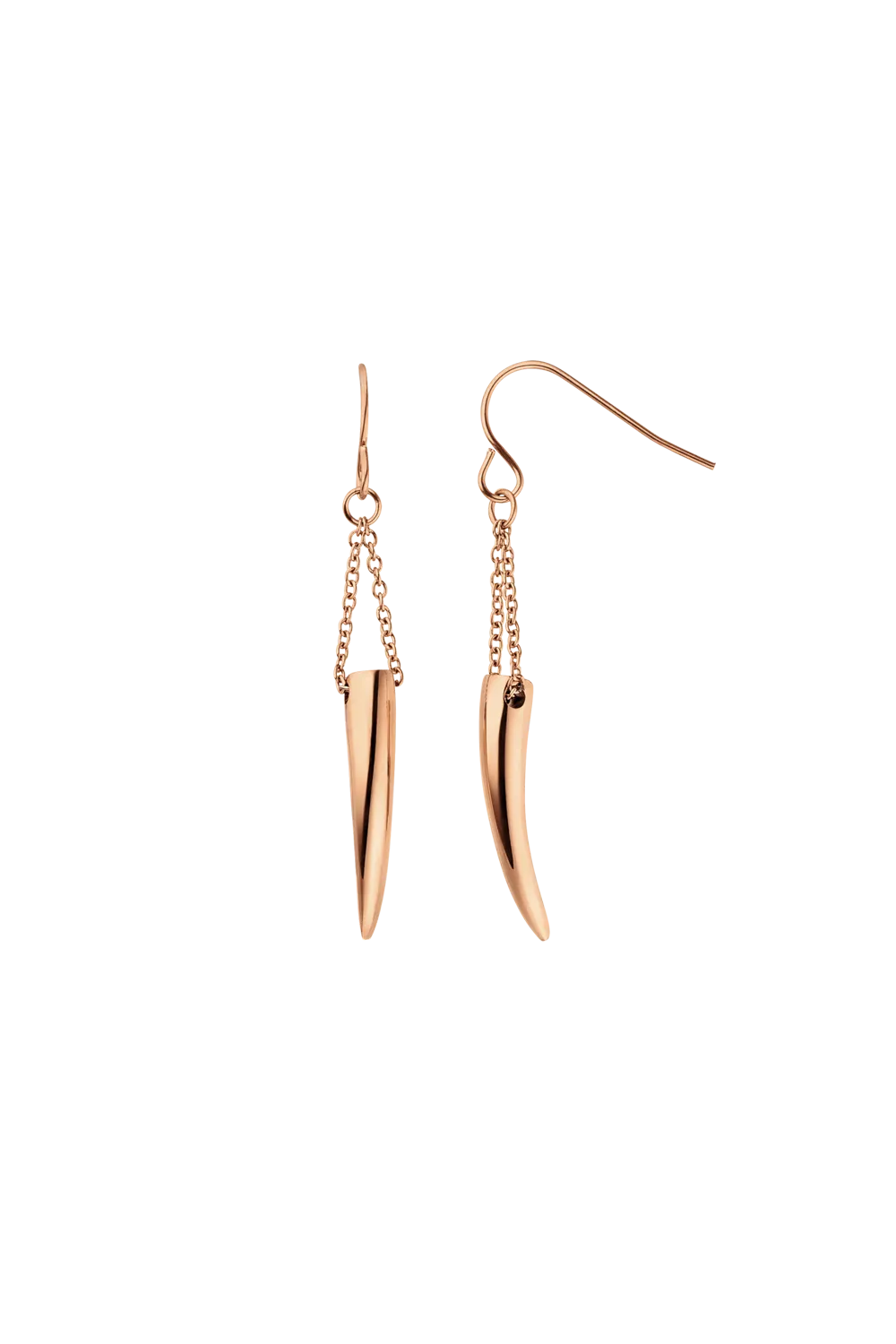 Horn Studs Rose Gold