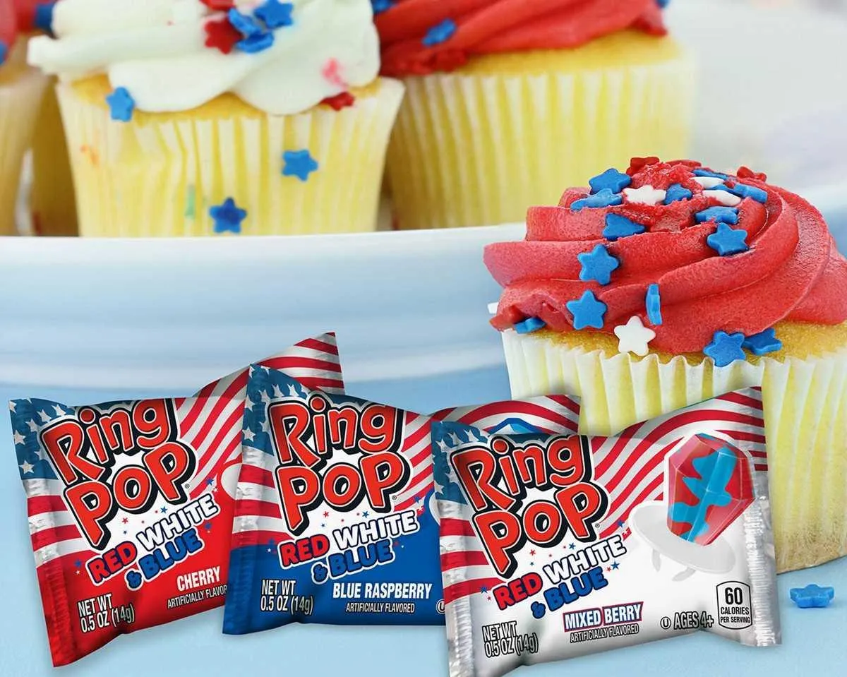 Limited Edition Red, White & Blue Ring Pops