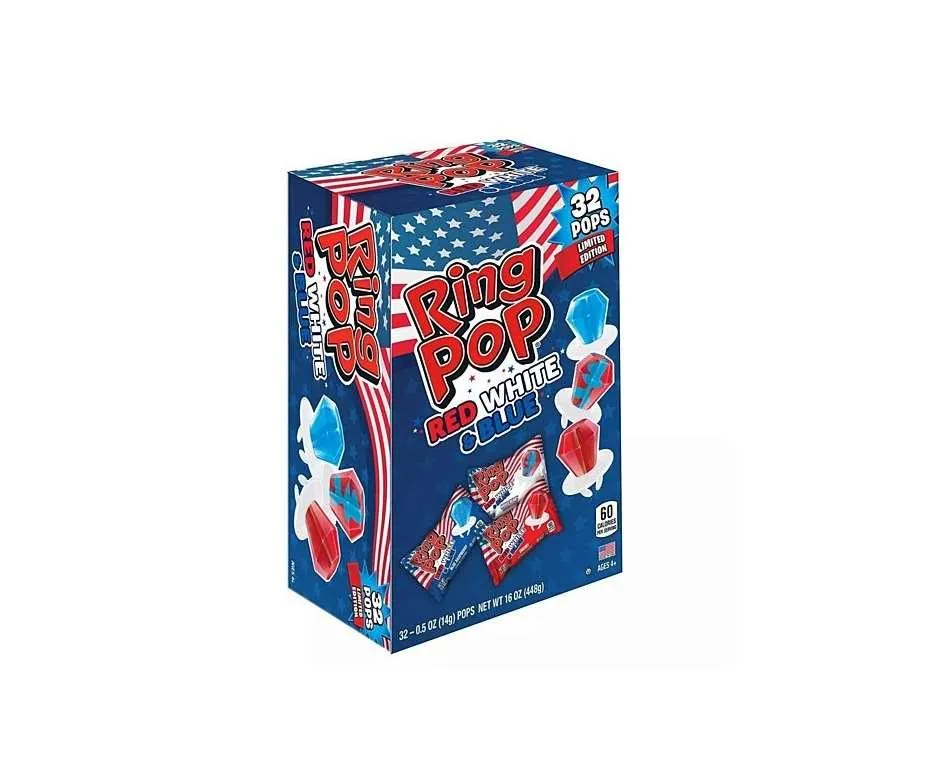 Limited Edition Red, White & Blue Ring Pops