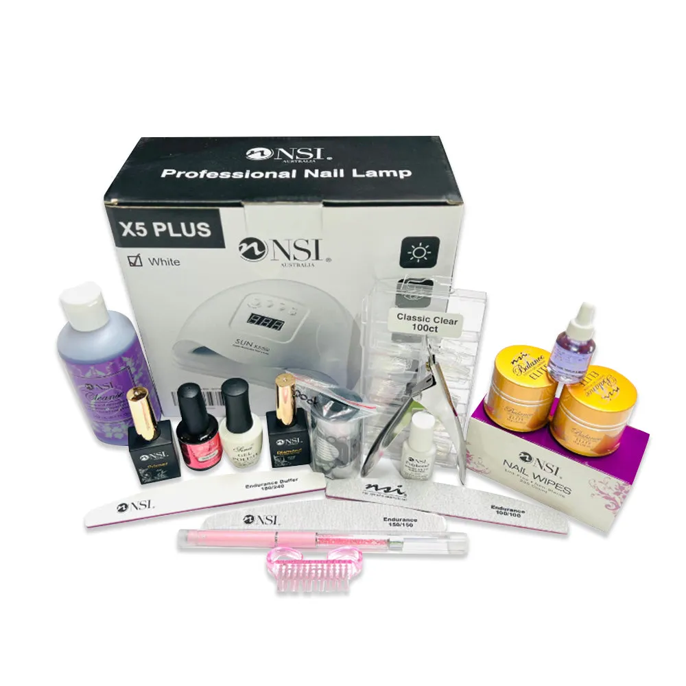 NSI Hard Gel Nail Extensions Kit