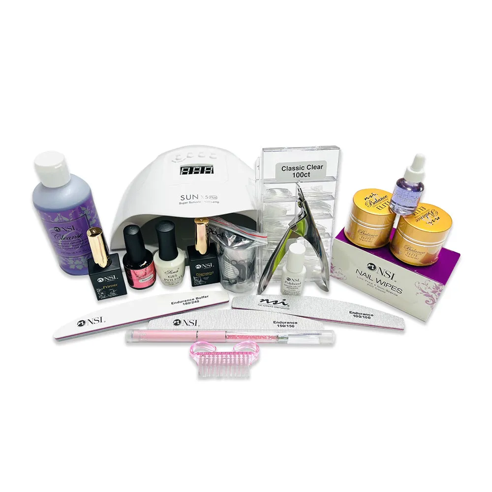 NSI Hard Gel Nail Extensions Kit