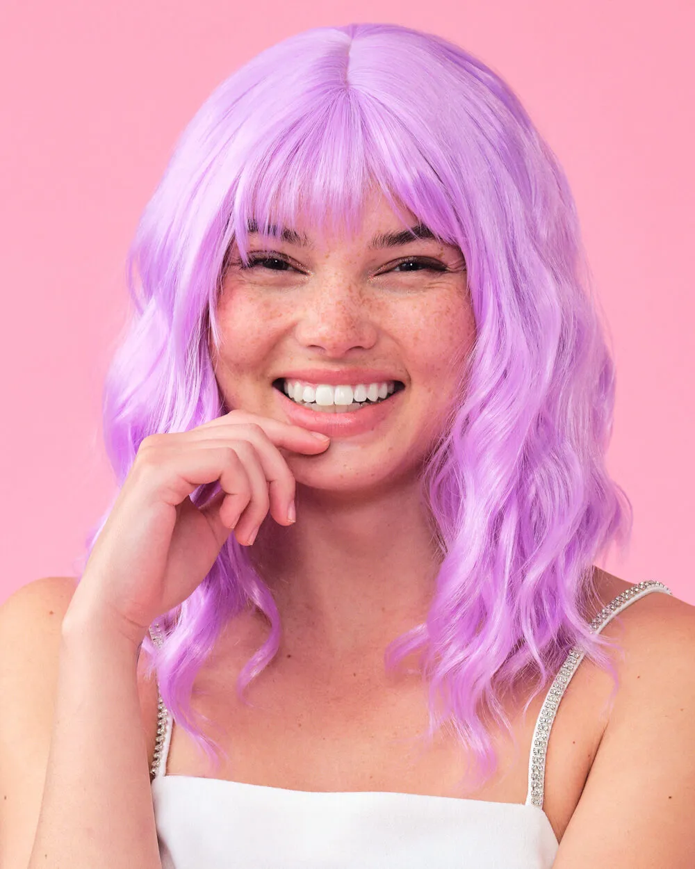 Pastel Wig Pack - pink, purple   blue wigs