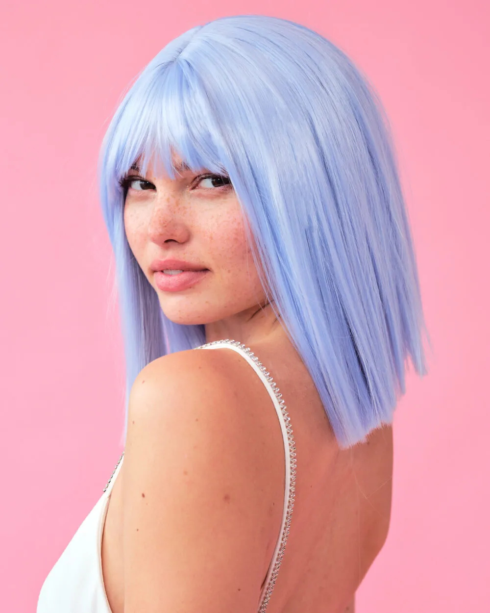 Pastel Wig Pack - pink, purple   blue wigs