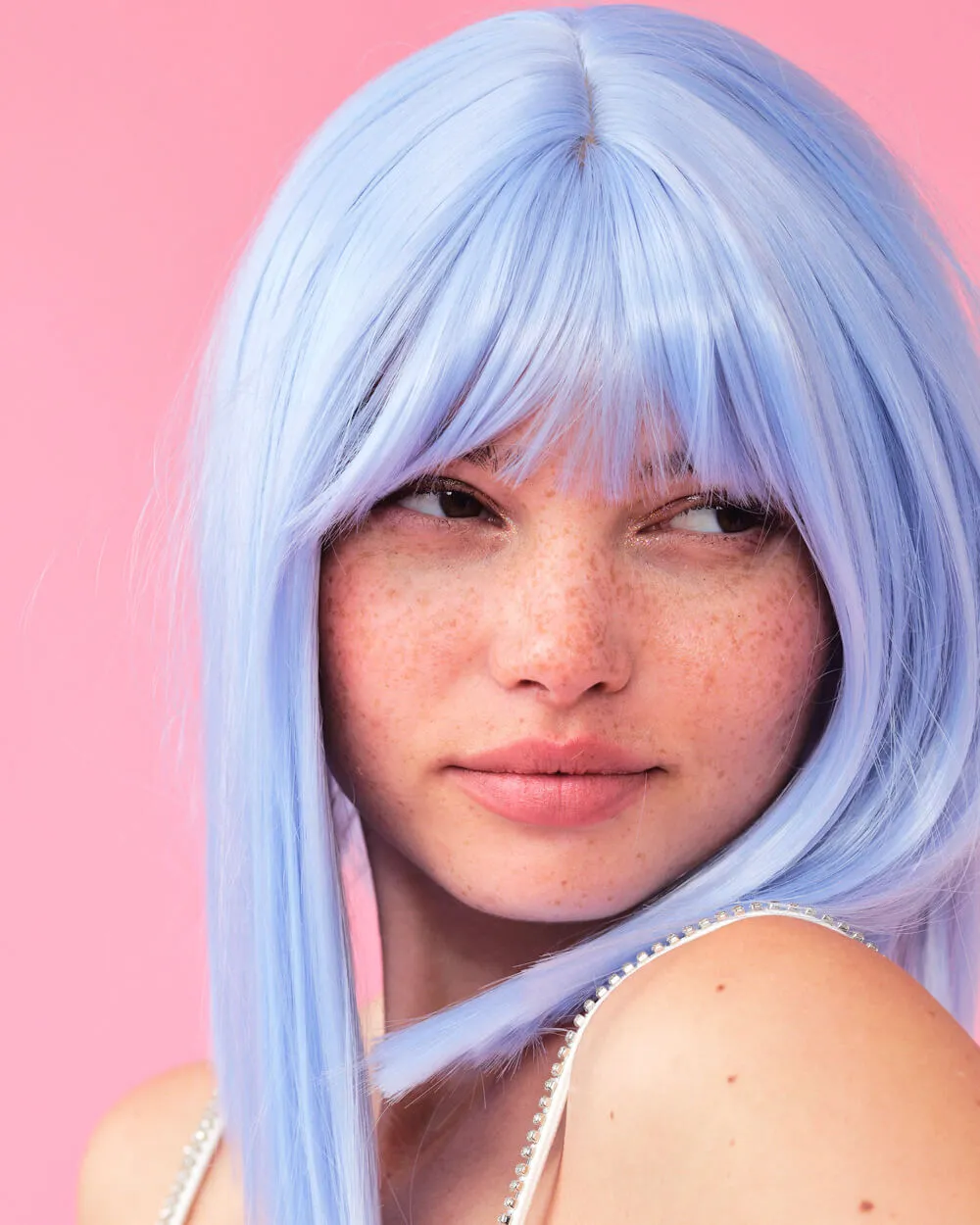 Pastel Wig Pack - pink, purple   blue wigs