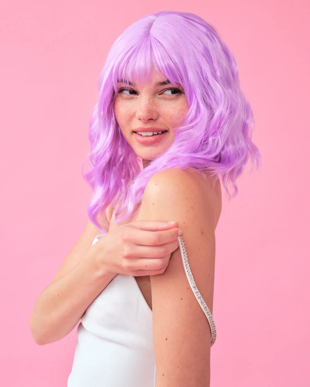 Pastel Wig Pack - pink, purple   blue wigs