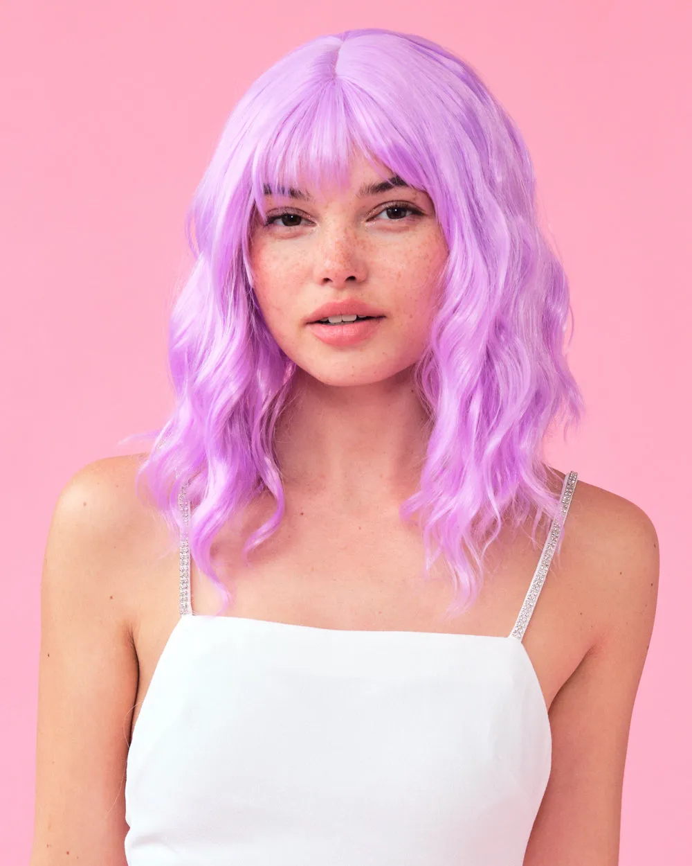 Pastel Wig Pack - pink, purple   blue wigs