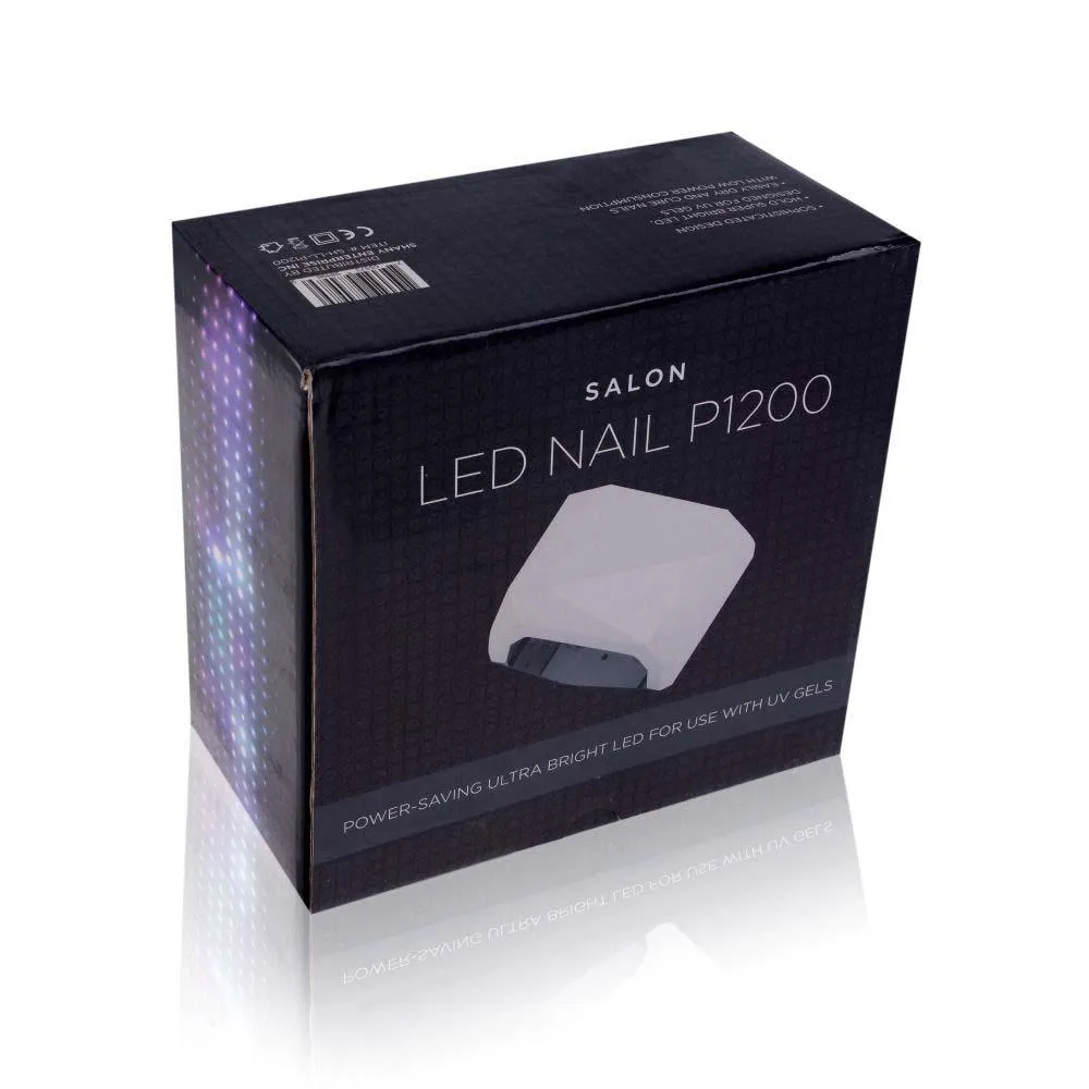 Salon Expert Portable 12W LED Nail Dryer/Lamp - Compact, Trendy Design W/3 Timers