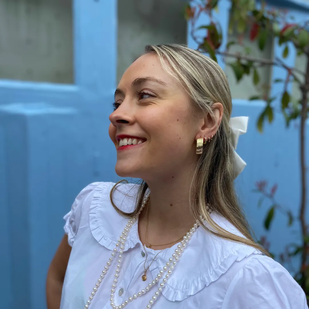 Wide, Sparkly Hoop Earrings - Gold