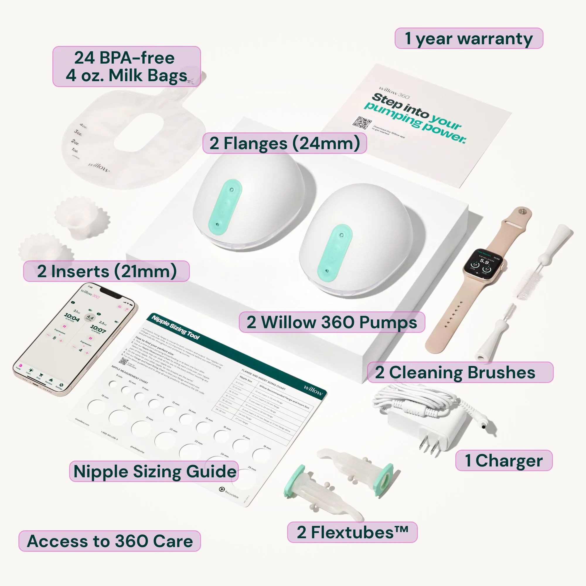 Willow 360™ Wearable Breast Pump