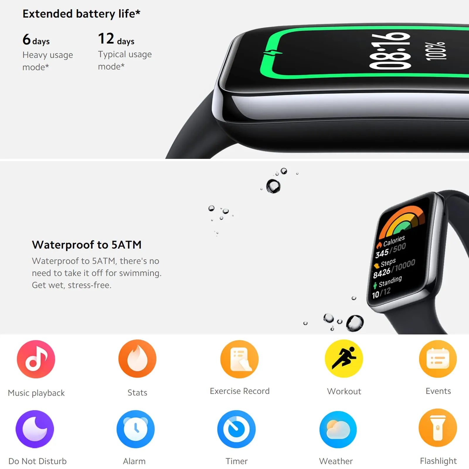 Xiaomi Smart Band 7 Pro GL Black